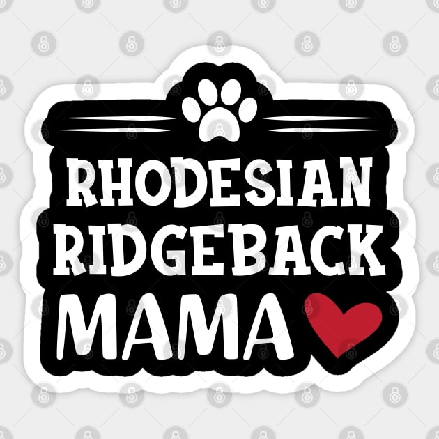 Rhodesian Ridgeback Mama Sticker by KC Happy Shop